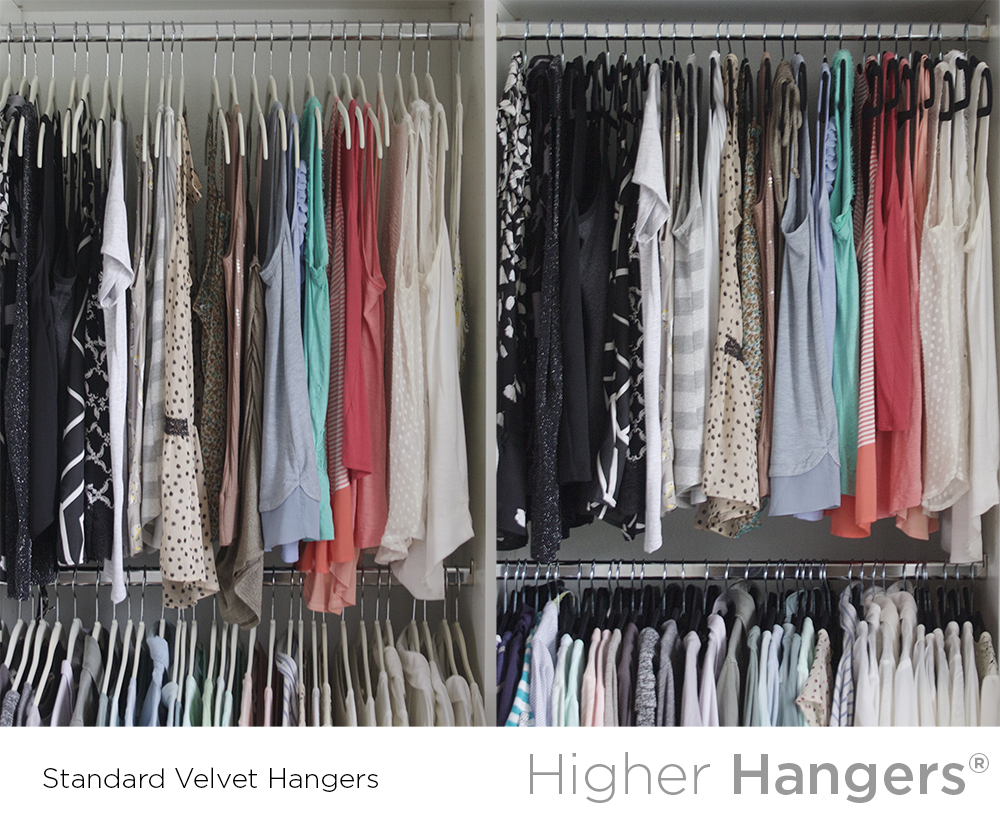 Higher Hangers - Space Saving Hangers
