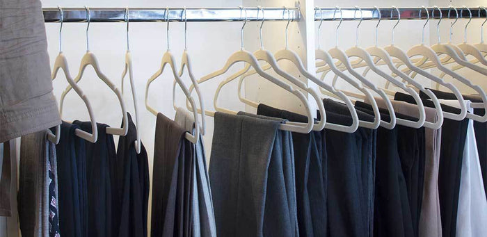 How to Hang Pants on A Hanger Without Causing Creases